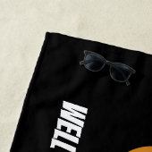 かわいい祝ビーチのホットドッグタオル ビーチタオル (インサイチュ)