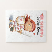 かわいい神の女の子の鎧パズル ジグソーパズル (横)