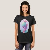 かわいい神秘的な魚 Tシャツ (正面フル)