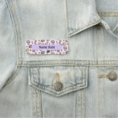 かわいい神経科学パターン 名札 (インサイチュ)