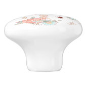 かわいい禅ヨガ瞑想ロータスナマステパステル セラミックノブ (側面)