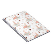 かわいい禅ヨガ瞑想ロータスナマステパステル ノートブック (右側)