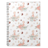 かわいい禅ヨガ瞑想ロータスナマステパステル ノートブック (正面)