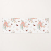 かわいい禅ヨガ瞑想ロータスナマステパステル ヨガマット (正面(横))