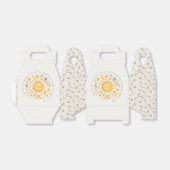 かわいい私たちの小さなサンシャインボホサンベイビーシャワー フェイバーボックス (折り畳みなし)