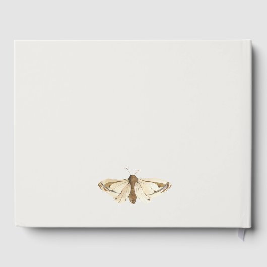 かわいい私たちの小さなバグ緑トンボ赤ちゃんシャワー ゲストブック (裏面)