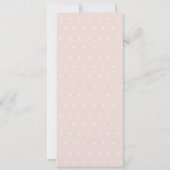 かわいい私たちの小さなメロンパステルピンクの赤ちゃんシャワー 招待状 (裏面)