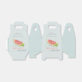 かわいい私たちの小さなメロンブルー任意の年齢誕生日 フェイバーボックス (折り畳みなし)