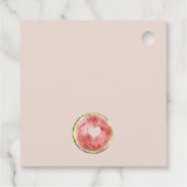 かわいい私たちの小さなメロン赤面任意の年齢誕生日 フェイバータグ (裏面)