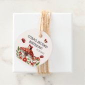 かわいい私たちの小さなラディバグガール誕生日 フェイバータグ (インサイチュ)