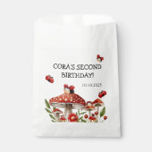 かわいい私たちの小さなラディバグガール誕生日 フェイバーバッグ (正面)