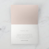 かわいい私たちの小さな太陽の赤面任意の年齢誕生日 サンキューカード (内部)