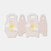 かわいい私たちの小さな太陽の赤面任意の年齢誕生日 フェイバーボックス (折り畳みなし)