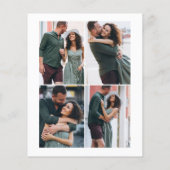 かわいい私たちは婚約した婚約発表写真 (裏面)