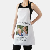 かわいい私とおじいちゃんの写真エプロン エプロン (インサイチュ)