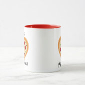 かわいい私にピザハートパン マグカップ (中央)