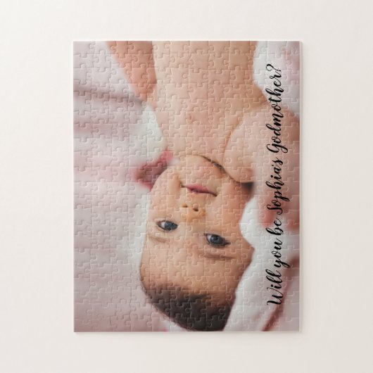 かわいい私のゴッドマザースクリプトの写真 ジグソーパズル (縦)