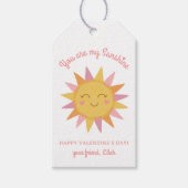 かわいい私のサンシャインキッズクラスルームのバレンタイン ギフトタグ (正面)