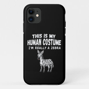 かわいい私の人間のコスチューム本当にゼブラ iPhone 11 ケース