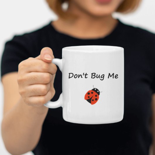 かわいい私の女性のバグの色をバグしない コーヒーマグカップ