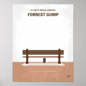 かわいい私の懐かしいガンプミニマル映画ポスターforrest ポスター (正面)