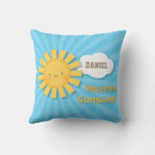 かわいい私の日光の子供部屋の装飾の枕です クッション (裏面)