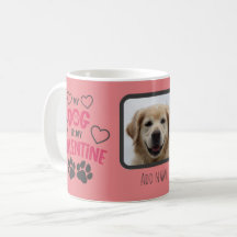 かわいい私の犬は写真と名前で私のバレンタイン