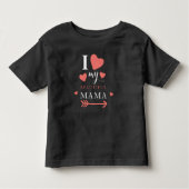かわいい私の美しいママベビーTシャツ トドラーTシャツ (正面)