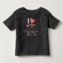 かわいい私の美しいママベビーTシャツ