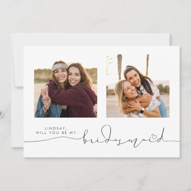 かわいい私の花嫁のメイド2枚の写真 (正面)