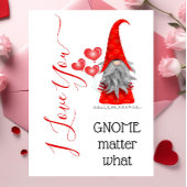 かわいい私はあなたを愛する格言物質What Valentine カード