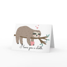 かわいい私はナマケモノのバレンタイン