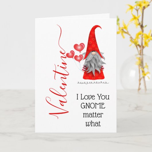 かわいい私はバレンタインデーが何で格言が大好き カード (黄色い花)