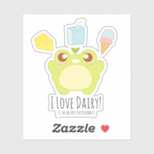 かわいい私は乳製品のおやつめカエル