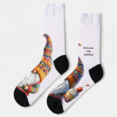 かわいい私は古い格言誕生日とおもしろい引用文 ソックス (左)