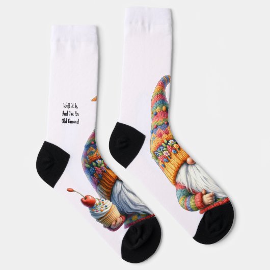 かわいい私は古い格言誕生日とおもしろい引用文 ソックス (右)