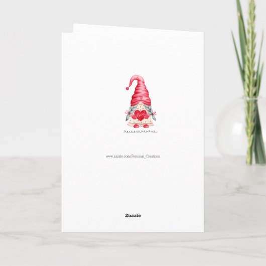 かわいい私は愛あなた女の子の格言物質は何バレンタイン カード (裏面)