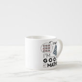 かわいい私は数学-会計士の協力者のギフトでよいです エスプレッソカップ (正面右)