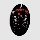 かわいい私は死ぬバレンタインデーのバレンタインデー オーナメント (正面)