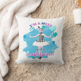 かわいい私は混乱と最高傑作バレリーナ クッション