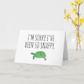 かわいい私は非常に怒ってごめんなさい カード (黄色い花)