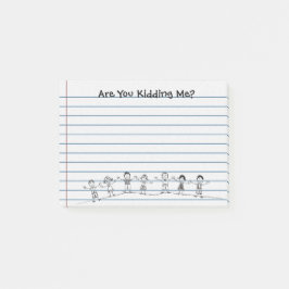 かわいい私をからかってるの？先生ポストイット ポストイット