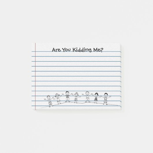 かわいい私をからかってるの？先生ポストイット ポストイット (正面)