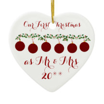 かわいい私達の初めてのクリスマスは一緒に飾ります