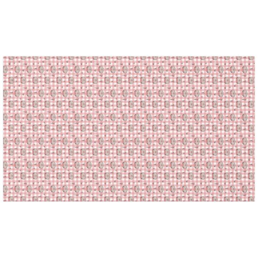 かわいい秋のかわいこちゃんパイキッズ テーブルクロス (正面(横))