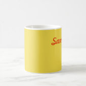 かわいい秋のカボチャ コーヒーマグカップ (中央)