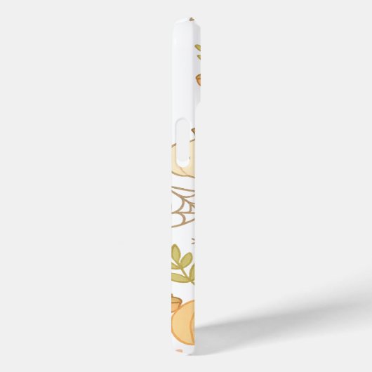 かわいい秋のカボチャiPhoneケース – 名パーソナライズされた前 Case-Mate iPhoneケース (裏面 / 右)