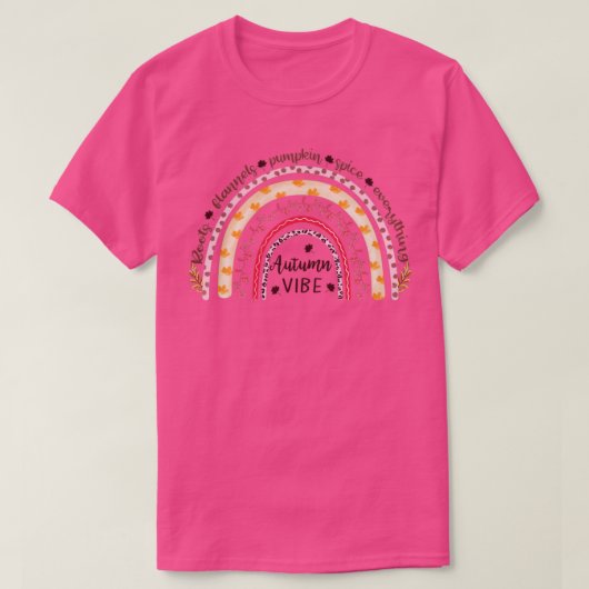 かわいい秋のデザイン1 Tシャツ (デザイン正面)
