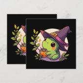 かわいい秋のハムスターヨガ (正面/裏面)