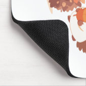 かわいい秋のハリネズミ – かわいい秋森林動物 マウスパッド (コーナー)